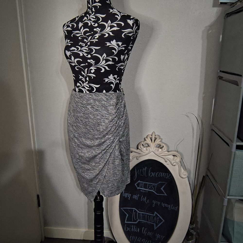 A new Day Gray Pencil Skirt